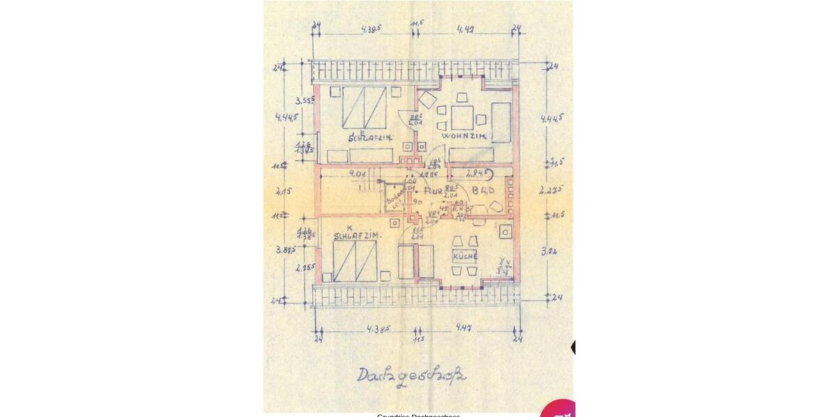 Etagenwohnung Osnabrück Fledder - 3 Zimmer, 70 m&sup2;, 750&euro; | Angebot:25162370