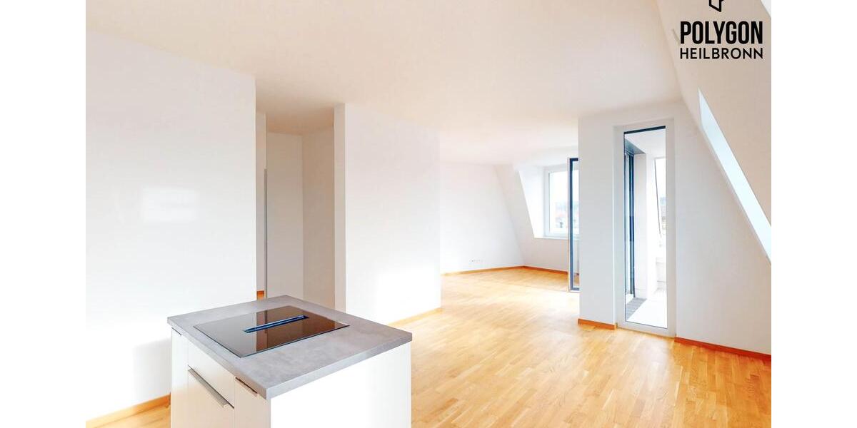 Dachgeschoßwohnung Heilbronn Kernstadt - 3 Zimmer, 85 m&sup2;, 1.330&euro; | Angebot:25972436