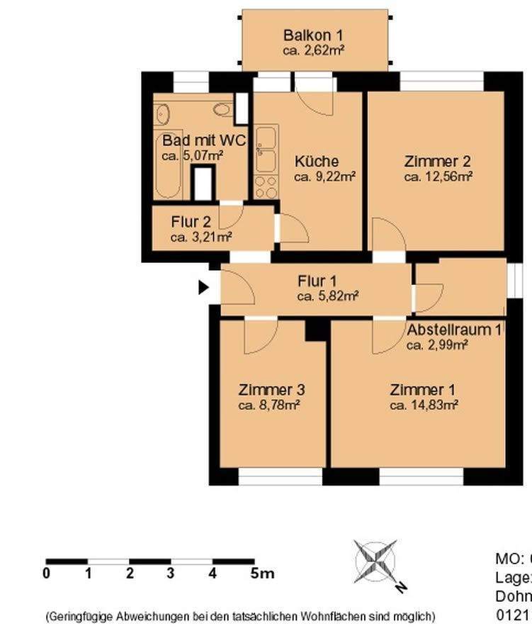 charmante frisch sanierte Wohnung mit Balkon sucht neue Mieter 3 zimmer