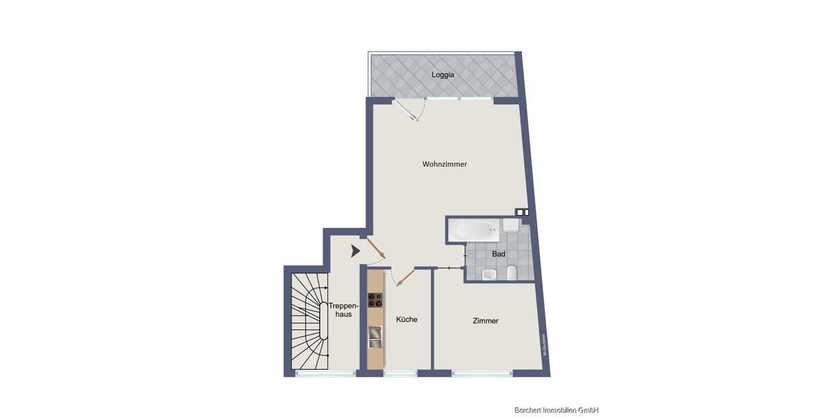 Etagenwohnung Elmshorn - 2 Zimmer, 57 m&sup2;, 750&euro; | Angebot:25792571