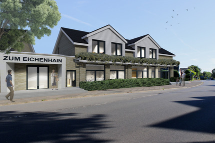 Neugebauter Landgasthof bei Heide zu verpachten. zimmer