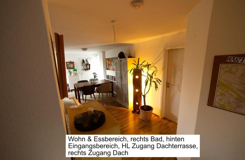 Helle DG-Wohnung mit Dachterrasse ab 1.11. (ANZEIGE LESEN!)