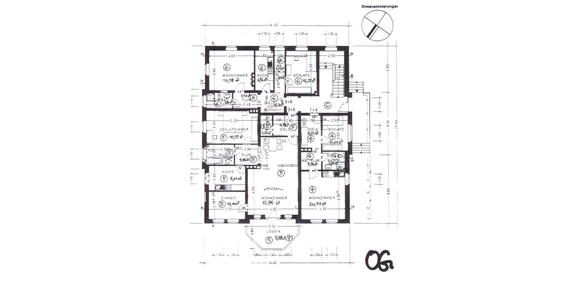 Etagenwohnung Bad Oeynhausen - 4 Zimmer, 100 m&sup2;, 1.000&euro; | Angebot:26632415
