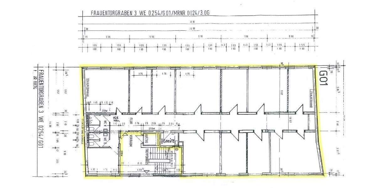 Gewerbeobjekt Nürnberg Tafelhof - 1 Zimmer, 339 m&sup2;, 3.400&euro; | Angebot:25781311