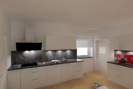 Vermiete renovierte Wohnung 119qm mit Garten und Garage
