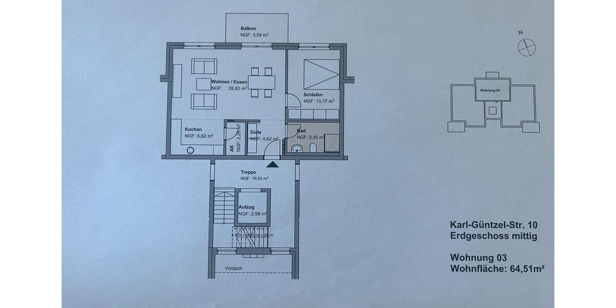Erdgeschoßwohnung Bad Hersfeld - 2 Zimmer, 65 m&sup2;, 1.070&euro; | Angebot:26002230