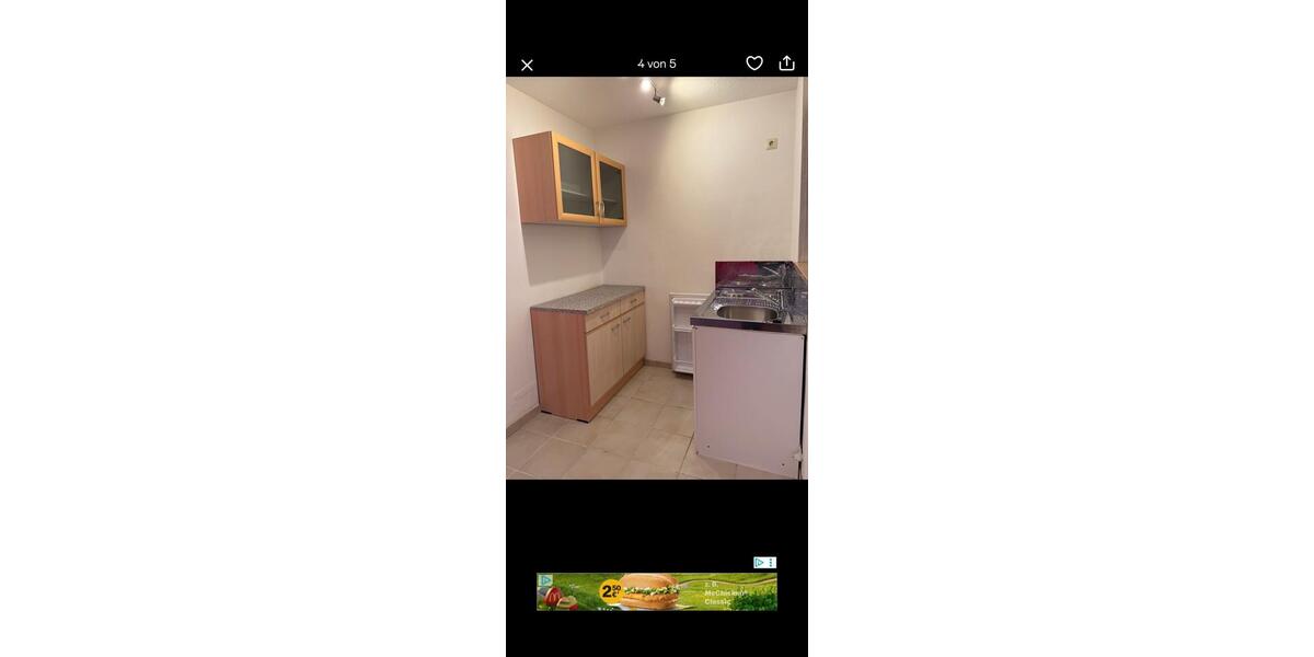 Erdgeschoßwohnung Lörrach Brombach - 1 Zimmer, 33 m&sup2;, 730&euro; | Angebot:26619551