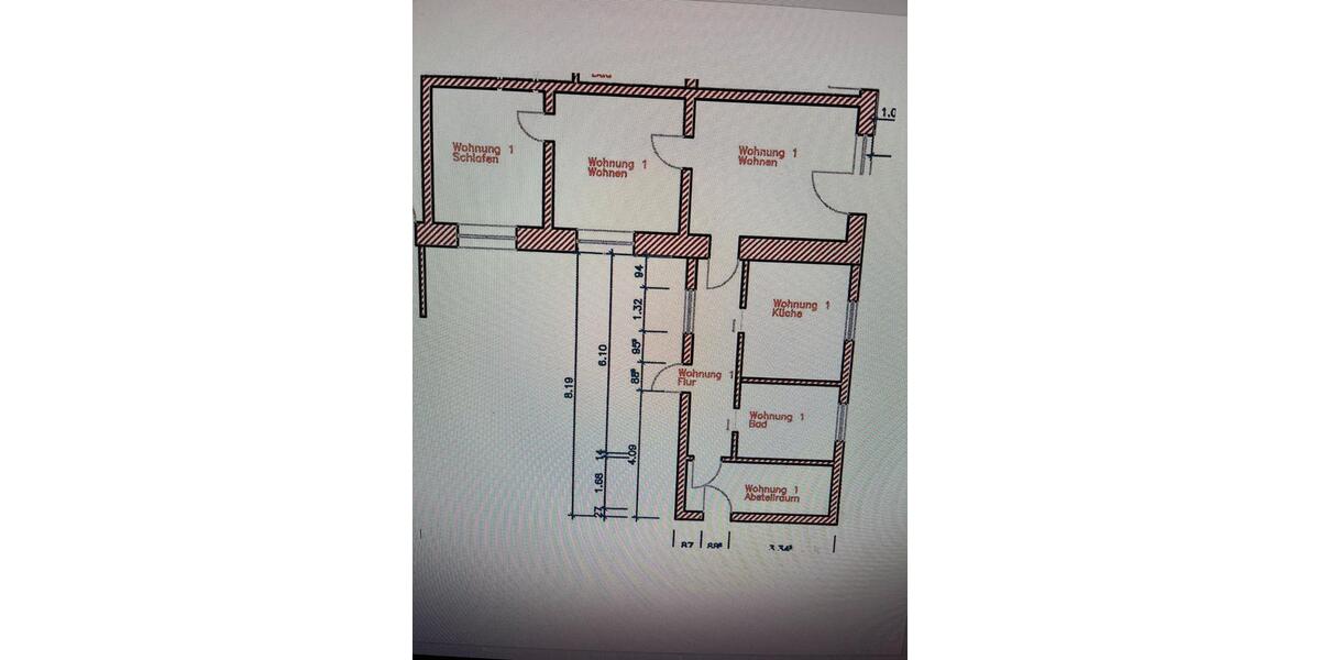 Erdgeschoßwohnung Demmin - 3 Zimmer, 77 m&sup2;, 422&euro; | Angebot:23703385