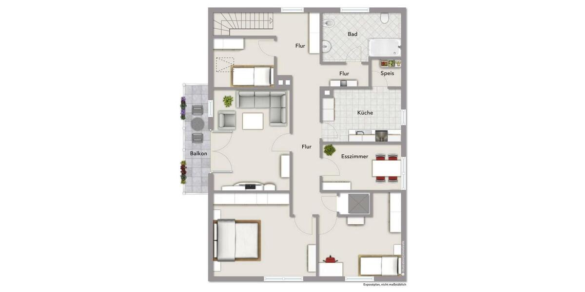 Wohnen auf Zeit Mindelheim - 4 Zimmer, 110 m&sup2;, 500&euro; | Angebot:25086307