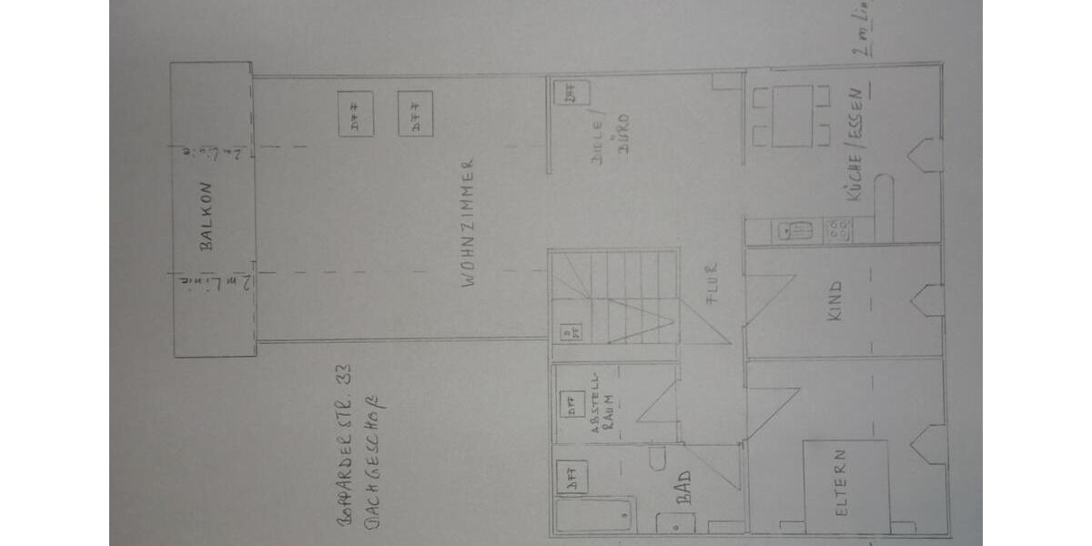Dachgeschoßwohnung Kastellaun - 3.5 Zimmer, 90 m&sup2;, 660&euro; | Angebot:26144552