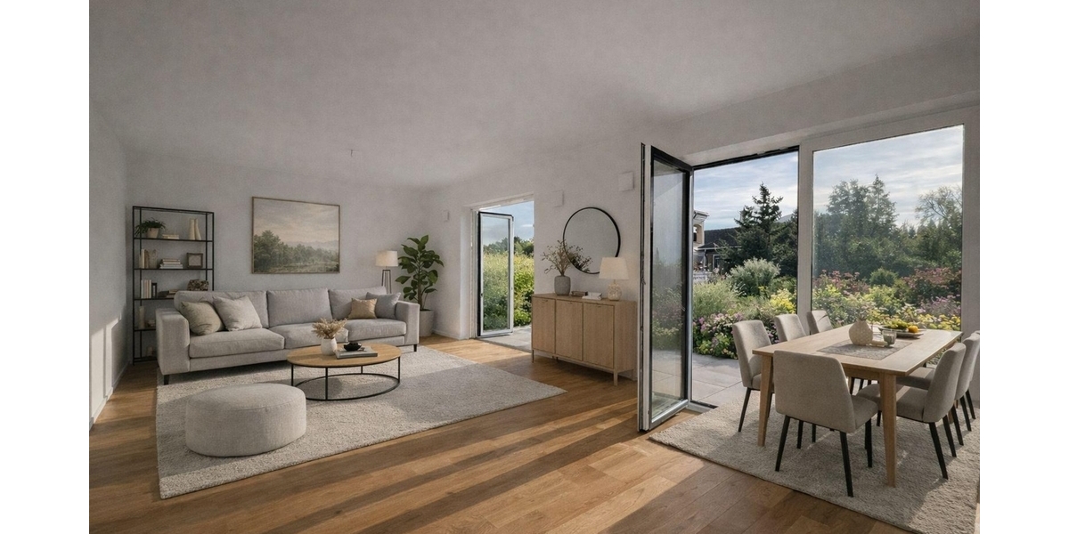 Neubau einer geräumigen Doppelhaushälfte in Oberschleißheim - Doppelhaushälfte Oberschleißheim | Angebot:25319069