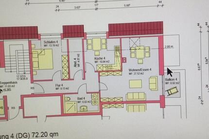 Dachwohnung mit Balkon zu vermieten zimmer
