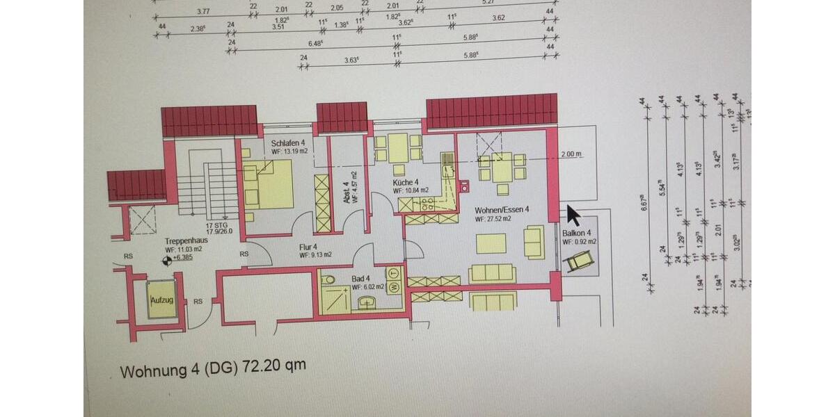 Dachwohnung mit Balkon zu vermieten zimmer