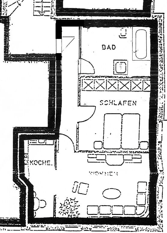Schicke kleine Wohnung inmitten von Ohrdruf 2 zimmer