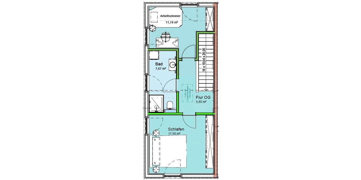 Etagenwohnung Oberhausen - 3 Zimmer, 91 m&sup2;, 1.200&euro; | Angebot:26611683