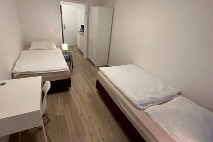 Monteurwohnung 1 Zimmer Wohnung in Dossenheim bei Heidelberg für 2 Personen mit Balkon, nähe Autobahn (2.OG 4) 1 zimmer