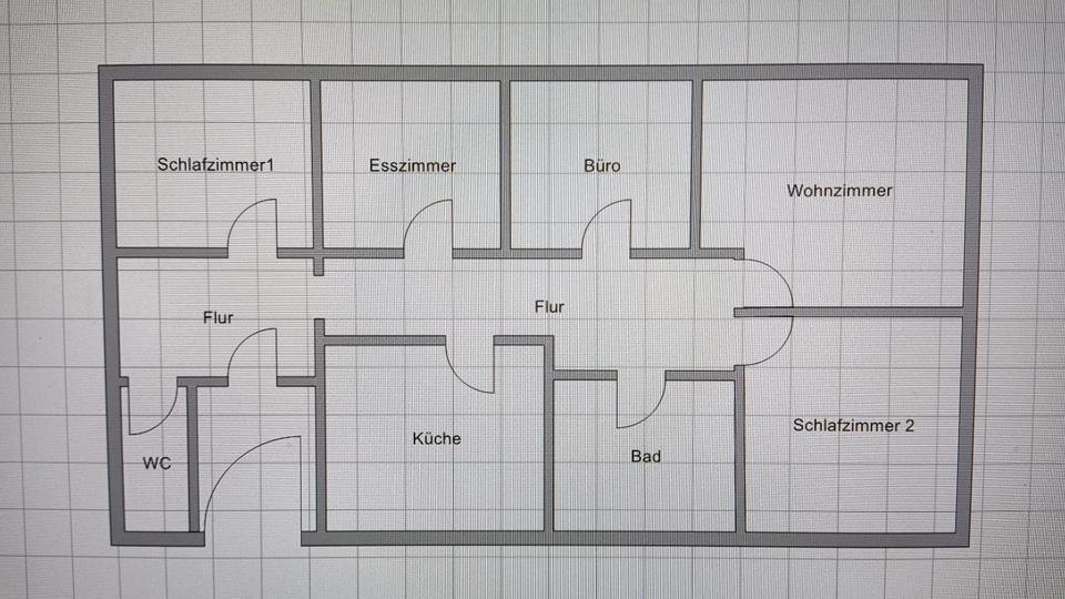 Wohnung 150 qm 5 ZKB 5 zimmer