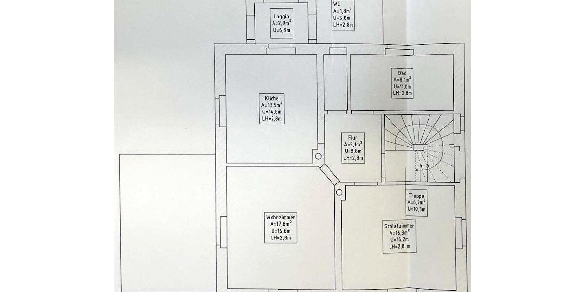 Erdgeschoßwohnung Dresden Plauen - 2.5 Zimmer, 76 m&sup2;, 1.020&euro; | Angebot:26629617