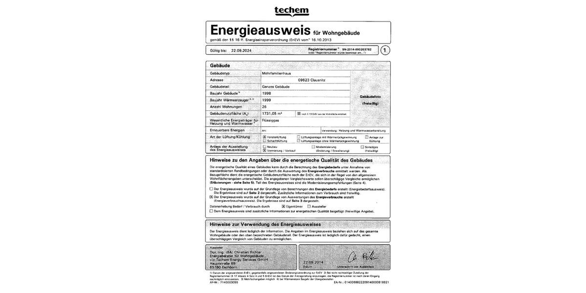 Erdgeschoßwohnung Frauenstein - 2 Zimmer, 50 m&sup2;, 275&euro; | Angebot:26351173
