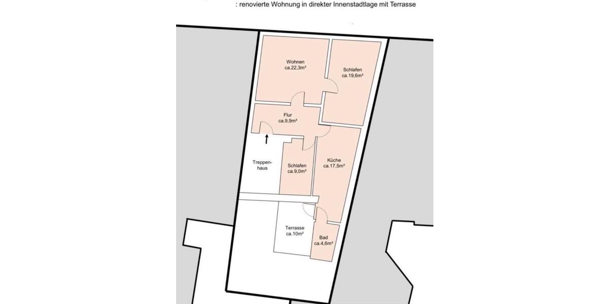 Etagenwohnung Einbeck - 3 Zimmer, 89 m&sup2;, 720&euro; | Angebot:26221753