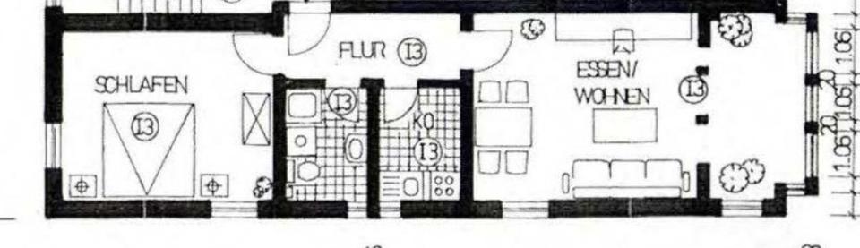 Etagenwohnung Schmalkalden - 2 Zimmer, 66 m&sup2;, 495&euro; | Angebot:26264409