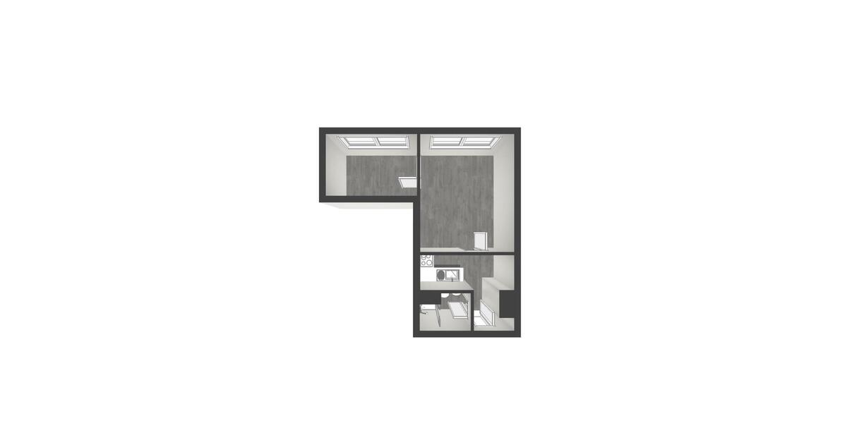 Etagenwohnung Brandenburg an der Havel - 1.5 Zimmer, 31 m&sup2;, 329&euro; | Angebot:25541086
