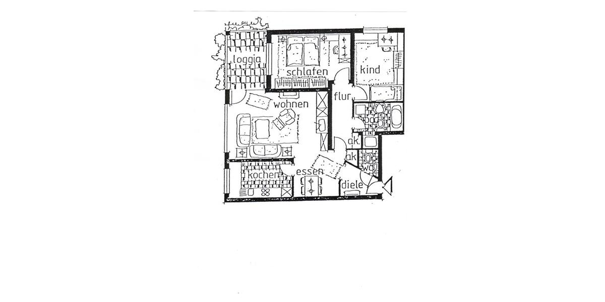 Etagenwohnung Arnsberg - 3 Zimmer, 87 m&sup2;, 678&euro; | Angebot:26166779