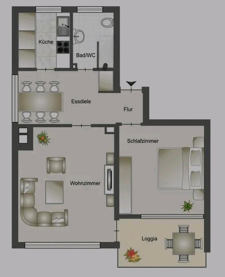 Möbelierte Wohnung 23.10.25- 23.03.26