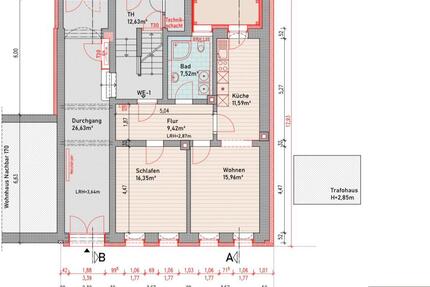 Moderne 2-Raumwohnung in Gera-Untermhaus zu vermieten zimmer
