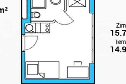 Wohnen auf Zeit Leonberg - 1 Zimmer, 16 m&sup2;, 530&euro; | Angebot:26434315
