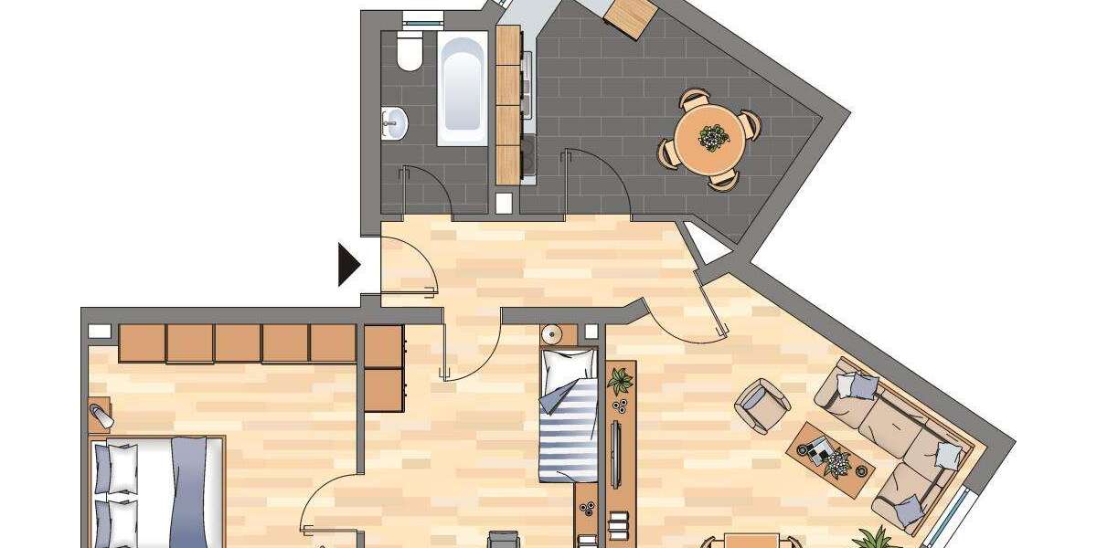 Etagenwohnung Neustadt an der Weinstraße - 3 Zimmer, 71 m&sup2;, 759&euro; | Angebot:26659358