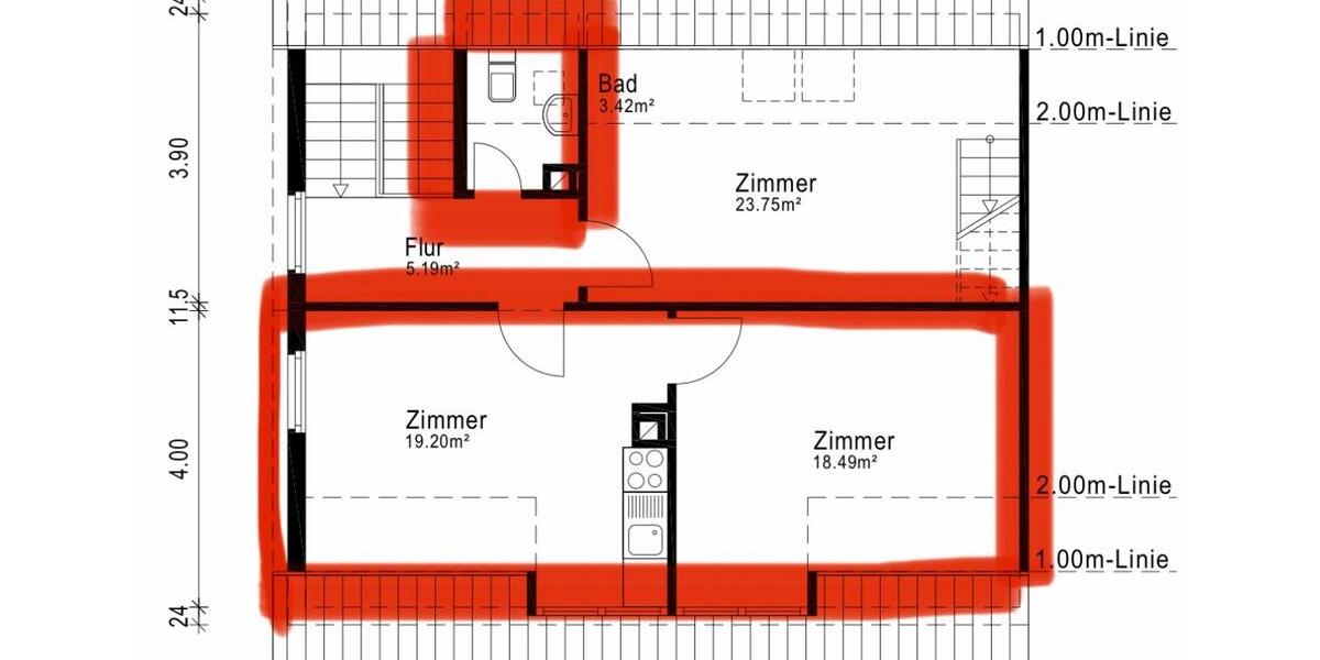 WG-Zimmer in Lorch 2 zimmer