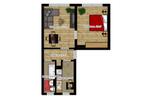 Etagenwohnung Borna - 2 Zimmer, 47 m&sup2;, 279&euro; | Angebot:23251497