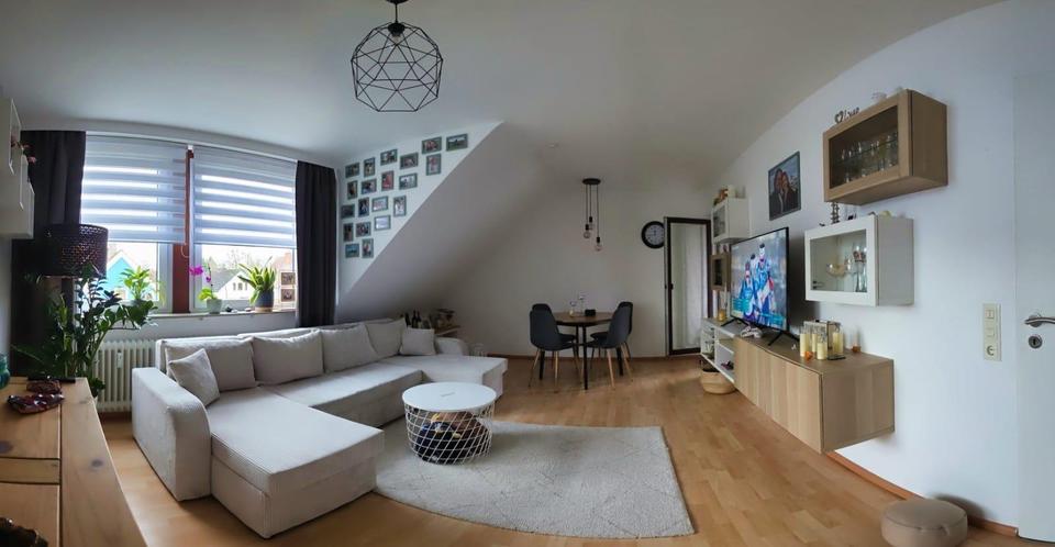 Dachgeschoßwohnung Ritterhude - 3 Zimmer, 60 m&sup2;, 610&euro; | Angebot:25198625