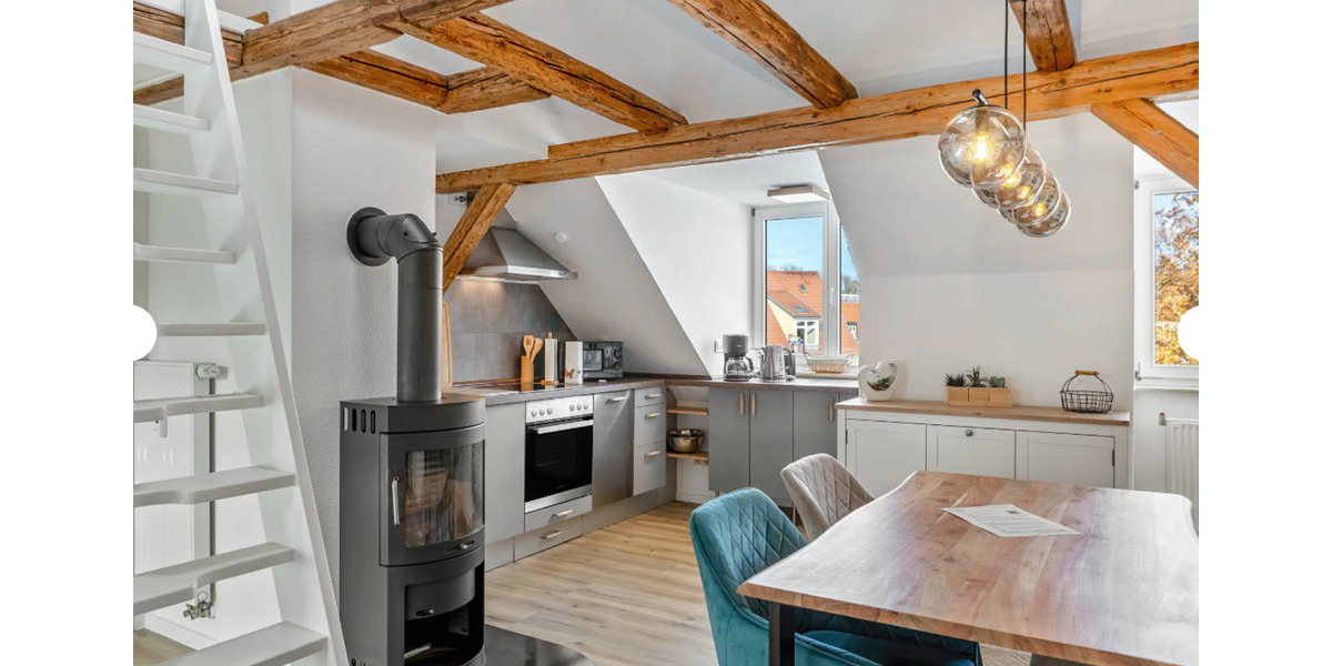 Dachgeschoßwohnung Erfurt - 2 Zimmer, 60 m&sup2;, 1.290&euro; | Angebot:25160940