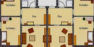 Erdgeschoßwohnung Königs Wusterhausen Kablow - 3 Zimmer, 75 m&sup2;, 1.200&euro; | Angebot:26561503