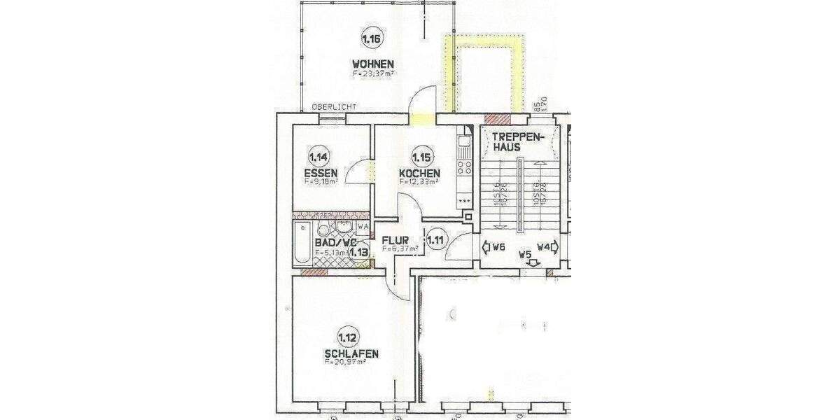Etagenwohnung Chemnitz Altchemnitz - 3 Zimmer, 76 m&sup2;, 385&euro; | Angebot:26486445