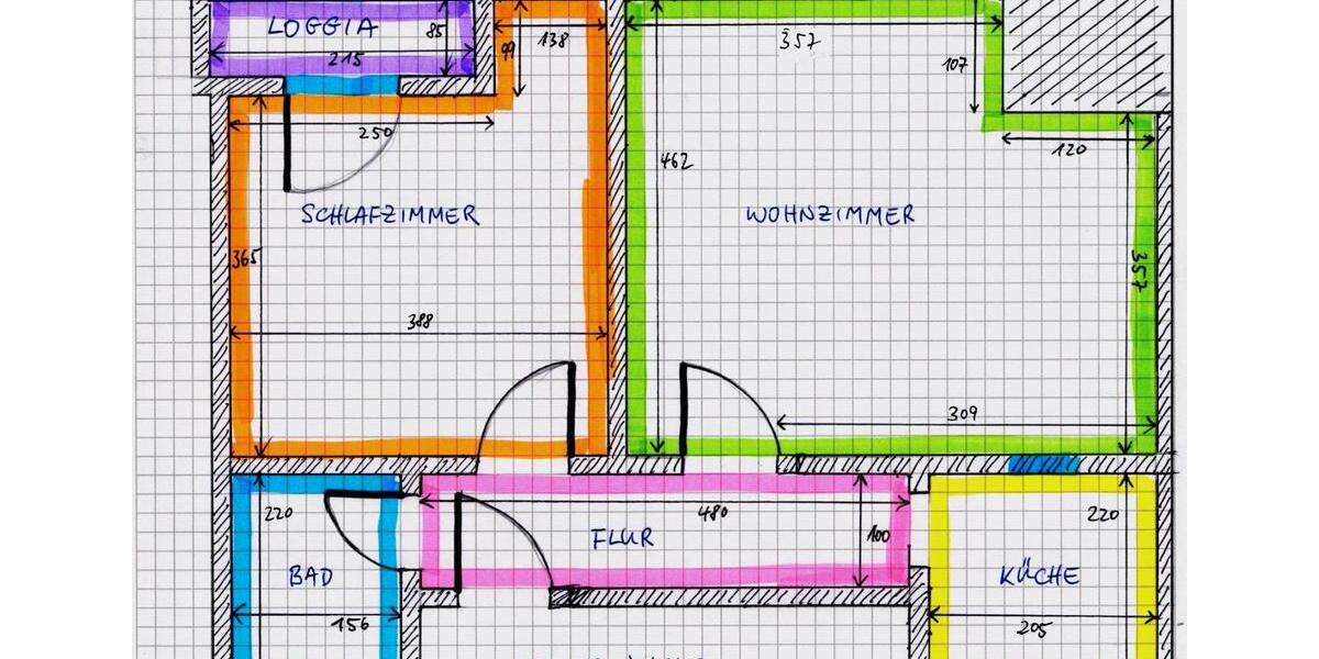 Hochparterre Hannover Mitte - 2 Zimmer, 50 m&sup2;, 660&euro; | Angebot:26266489