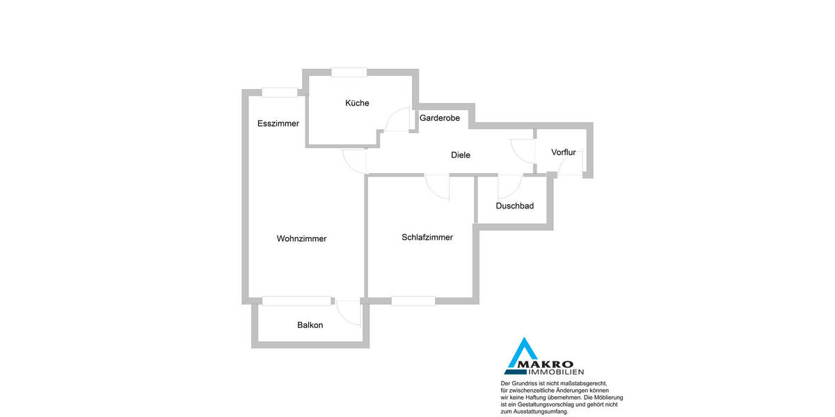 Etagenwohnung Uetersen Klosterbezirk - 2 Zimmer, 70 m&sup2;, 840&euro; | Angebot:26644124