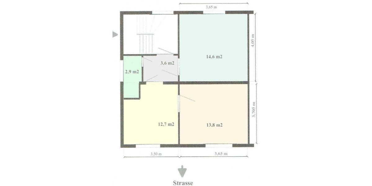Etagenwohnung Altenburg - 2 Zimmer, 48 m&sup2;, 250&euro; | Angebot:26732302