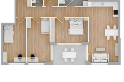 Wohnung Endingen Endingen - 4 Zimmer, 101 m&sup2;, 1.600&euro; | Angebot:26948885
