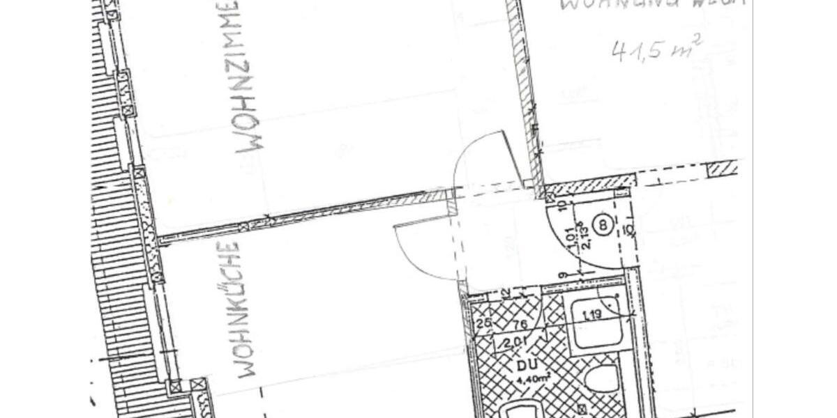 Dachgeschoßwohnung Freiberg - 2 Zimmer, 41 m&sup2;, 300&euro; | Angebot:25639162