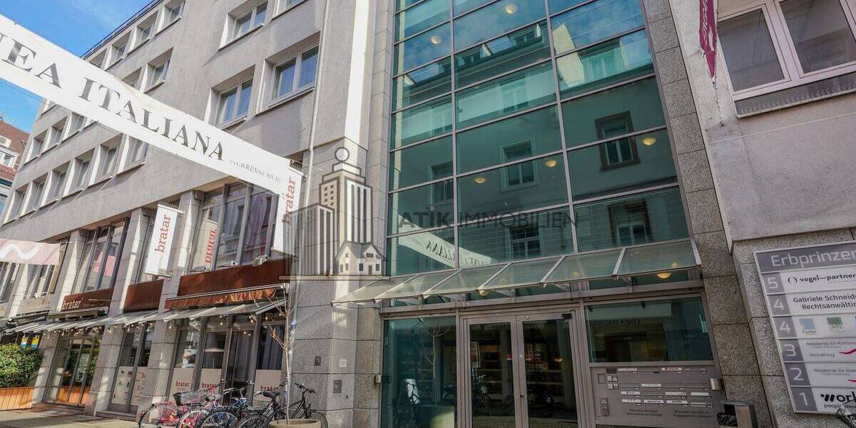 ATIK: Perfekte Lage zwischen Ettlinger Tor und Schlossplatz - provisionsfrei - Gewerbeobjekt Karlsruhe Innenstadt-West | Angebot:26267319