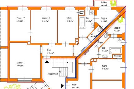 Wohnung Colditz - 3 Zimmer, 78 m&sup2;, 398&euro; | Angebot:26091369