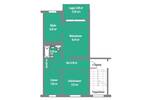 Etagenwohnung Stralsund Knieper West - 3 Zimmer, 56 m&sup2;, 340&euro; | Angebot:26766709
