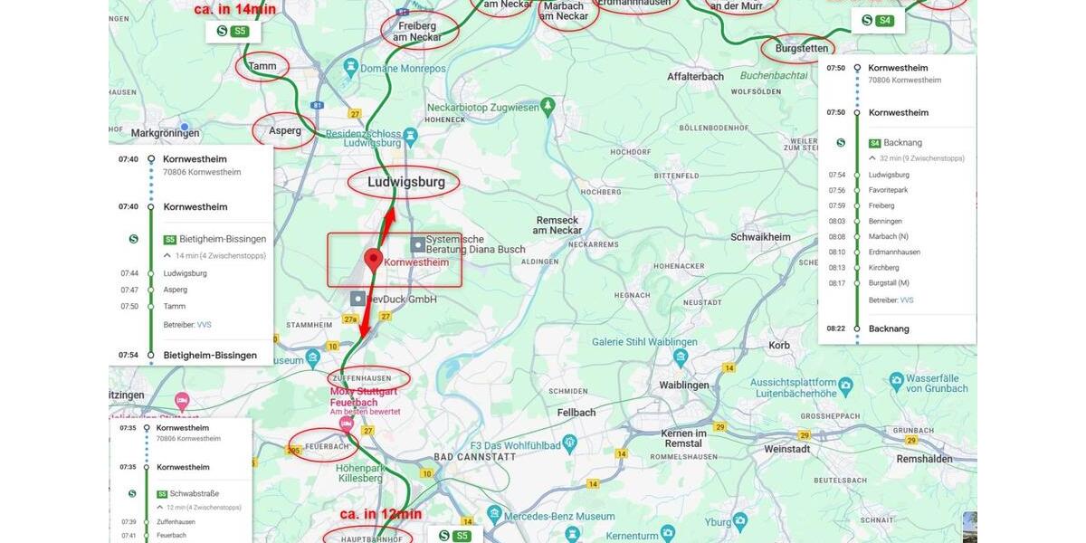 Etagenwohnung Ludwigsburg Eglosheim - 1 Zimmer, 12 m&sup2;, 585&euro; | Angebot:25273388