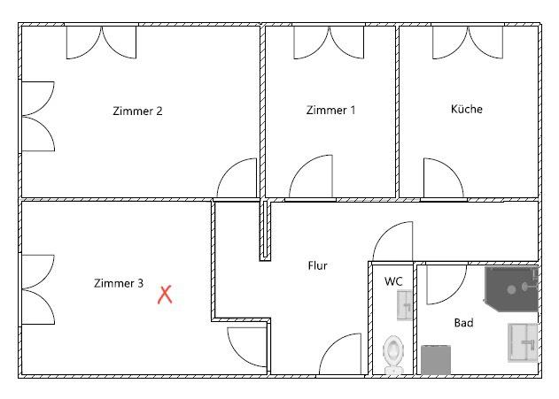 Wohnen auf Zeit Sigmaringen - 1 Zimmer, 17 m&sup2;, 450&euro; | Angebot:25604472
