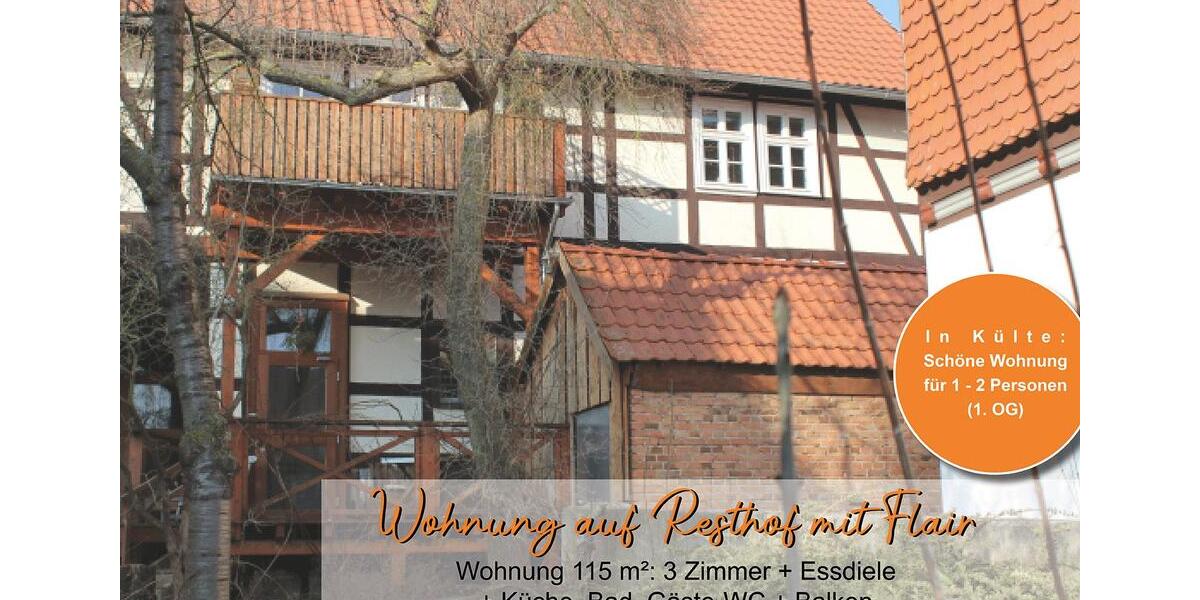 Etagenwohnung Volkmarsen - 3 Zimmer, 115 m&sup2;, 750&euro; | Angebot:26582677