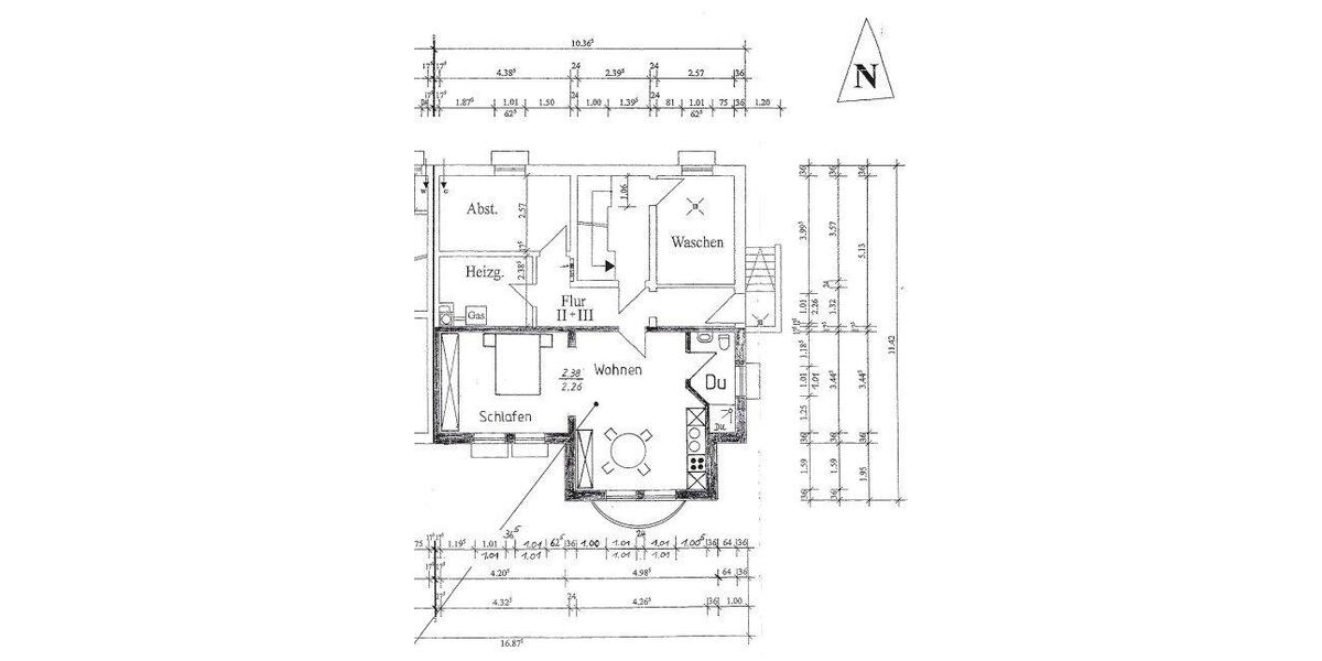 Etagenwohnung Brakel - 1.5 Zimmer, 45 m&sup2;, 275&euro; | Angebot:26163272