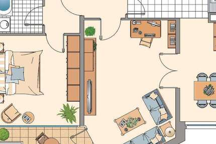 Wohnung zum Mieten in Ratingen 659 € 64.77 m²